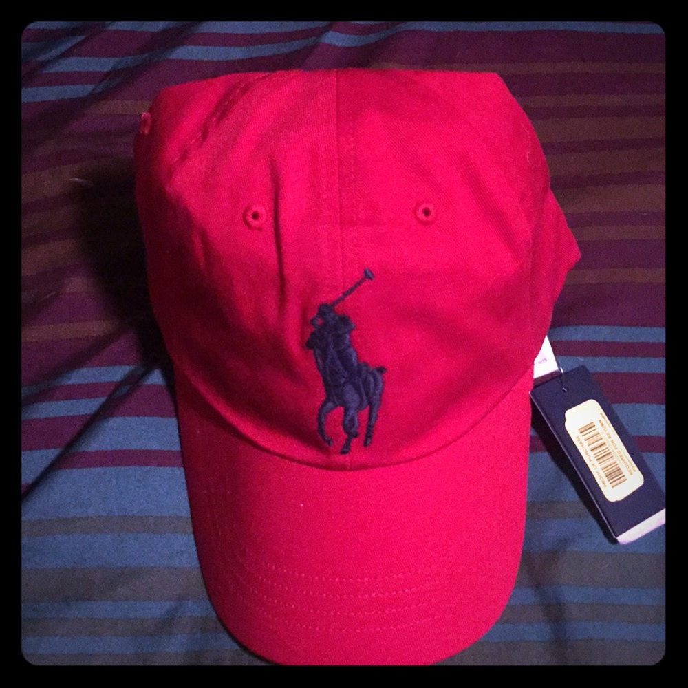 Red Polo by Ralph Lauren hat 🧢